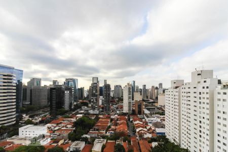 Vista do Terraço de apartamento para alugar com 1 quarto, 53m² em Vila Nova Conceição, São Paulo
