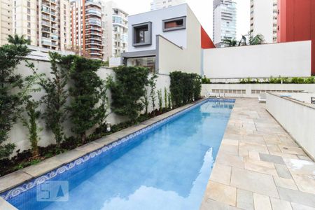 Área comum - Piscina de apartamento para alugar com 1 quarto, 53m² em Vila Nova Conceição, São Paulo