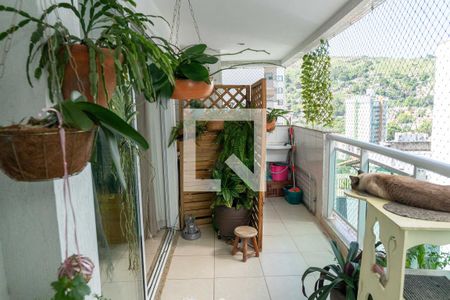 Varanda da Sala de apartamento à venda com 2 quartos, 80m² em Vital Brasil, Niterói