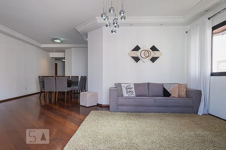 Sala - Vista de apartamento para alugar com 3 quartos, 168m² em Santo Antônio, São Caetano do Sul
