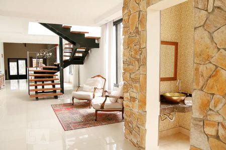 Sala de Estar de casa à venda com 5 quartos, 400m² em Jardim Santa Helena, São Paulo