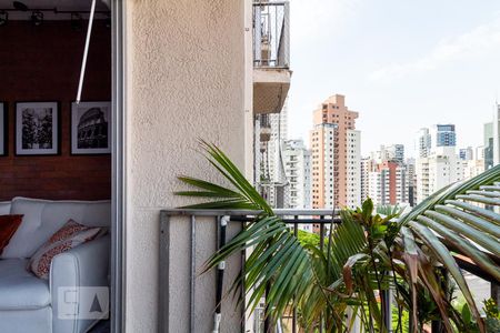 Varanda de apartamento para alugar com 1 quarto, 55m² em Vila Olímpia, São Paulo