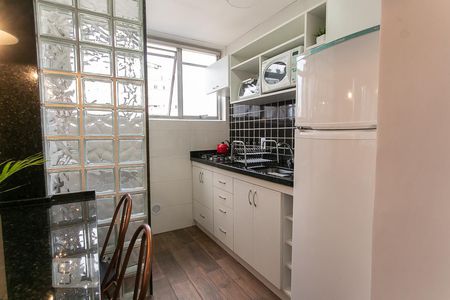Studio à venda com 38m², 1 quarto e 1 vagaCozinha - Kitnet