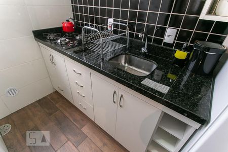 Studio à venda com 38m², 1 quarto e 1 vagaCozinha - Kitnet