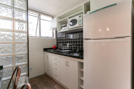 Studio à venda com 38m², 1 quarto e 1 vagaCozinha - Kitnet