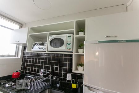 Studio à venda com 38m², 1 quarto e 1 vagaArmário Cozinha - Kitnet