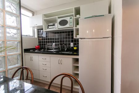 Studio à venda com 38m², 1 quarto e 1 vagaCozinha - Kitnet