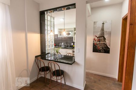 Studio à venda com 38m², 1 quarto e 1 vagaCozinha - Kitnet