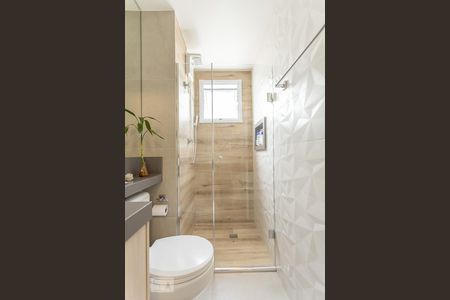 Banheiro de apartamento à venda com 1 quarto, 32m² em Água Branca, São Paulo