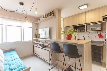 Sala de apartamento à venda com 1 quarto, 32m² em Água Branca, São Paulo