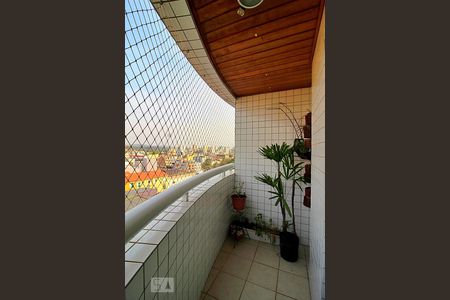 Varanda da Sala de apartamento à venda com 3 quartos, 90m² em Vila Pinheirinho, Santo André