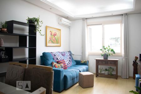 Sala de Estar de apartamento à venda com 2 quartos, 70m² em Tristeza, Porto Alegre