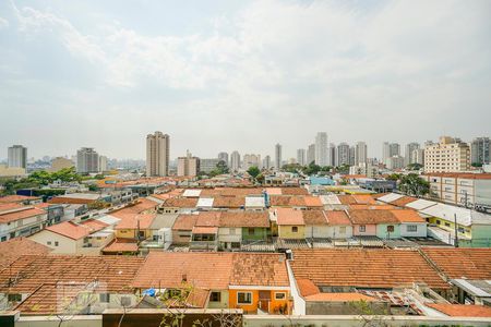 Vista da varanda de kitnet/studio à venda com 1 quarto, 35m² em Vila Gomes Cardim, São Paulo