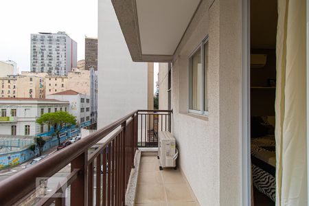 Sacada de apartamento à venda com 1 quarto, 30m² em Centro, São Paulo