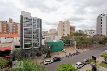 Vista da Varanda de kitnet/studio para alugar com 1 quarto, 39m² em Auxiliadora, Porto Alegre
