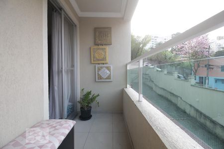 Varanda de apartamento à venda com 1 quarto, 56m² em Fazenda Morumbi, São Paulo