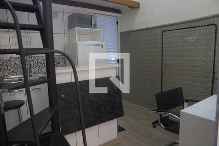 Sala de kitnet/studio para alugar com 1 quarto, 24m² em Mirandópolis, São Paulo