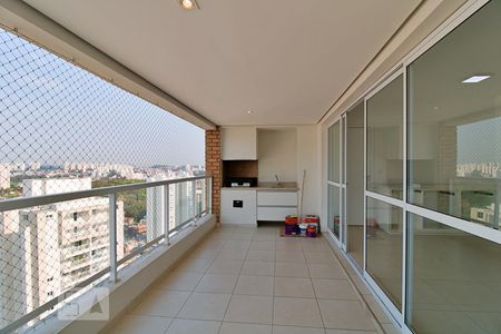 Varanda da Sala de apartamento para alugar com 3 quartos, 110m² em Vila Suzana, São Paulo
