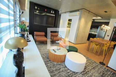 Sala de apartamento à venda com 1 quarto, 70m² em Vila Regente Feijó, São Paulo