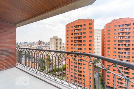 Varanda da Sala de apartamento para alugar com 3 quartos, 117m² em Jardim Bela Vista, Santo André