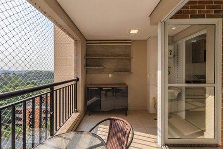 Varanda da Sala de apartamento para alugar com 1 quarto, 63m² em Alphaville Empresarial, Barueri