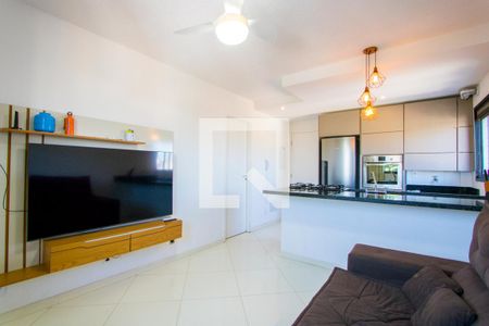 Sala de apartamento para alugar com 1 quarto, 36m² em Jardim Jamaica, Santo André