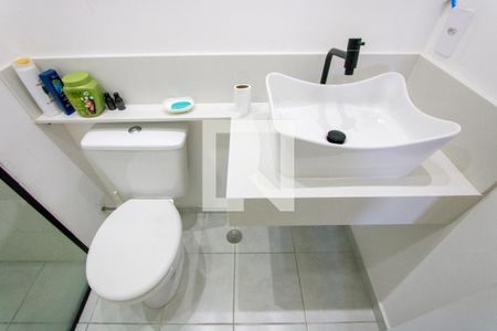 Banheiro de apartamento para alugar com 1 quarto, 36m² em Jardim Jamaica, Santo André