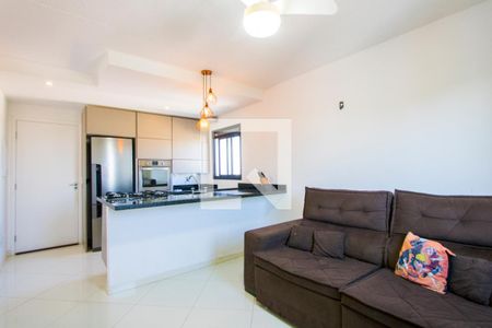 Sala de apartamento para alugar com 1 quarto, 36m² em Jardim Jamaica, Santo André