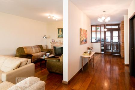 Sala Lareira de casa à venda com 4 quartos, 410m² em Jardim Marajoara, São Paulo