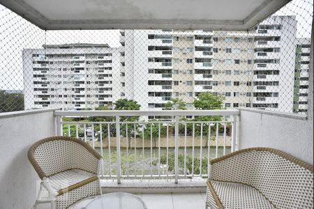 Varanda da Sala de apartamento à venda com 3 quartos, 70m² em Recreio dos Bandeirantes, Rio de Janeiro