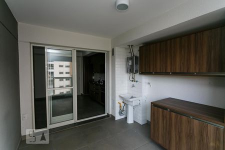 Sala/Cozinha de apartamento para alugar com 2 quartos, 57m² em Vila Andrade, São Paulo