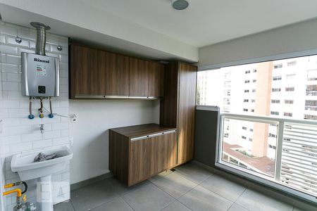 Sala/Cozinha de apartamento para alugar com 2 quartos, 57m² em Vila Andrade, São Paulo