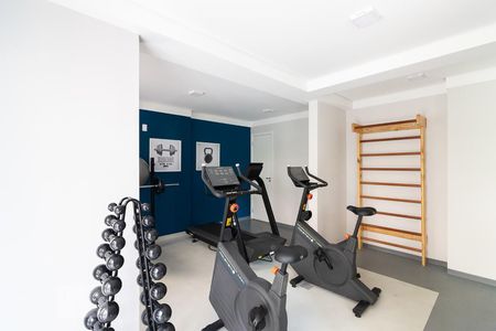 Apartamento para alugar com 28m², 1 quarto e sem vaga Apartamento para alugar com 28m², 1 quarto e sem vagaÁrea comum - Academia