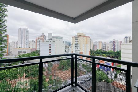 Varanda Studio de kitnet/studio para alugar com 1 quarto, 29m² em Itaim Bibi, São Paulo