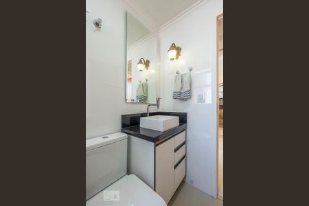 Banheiro Social de apartamento para alugar com 2 quartos, 76m² em Paraíso, São Paulo