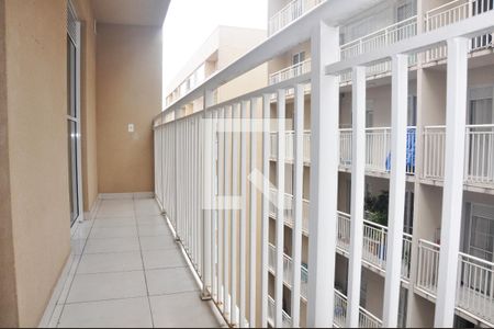 Apartamento para alugar com 37m², 1 quarto e sem vaga Apartamento para alugar com 37m², 1 quarto e sem vagaDetalhe - Varanda Sala / Cozinha / Área de Serviço