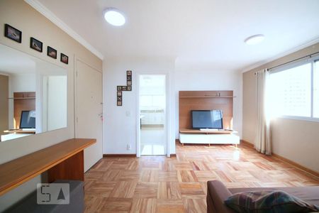 Sala de apartamento à venda com 3 quartos, 77m² em Brooklin Paulista, São Paulo