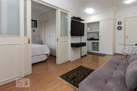 Sala de apartamento para alugar com 1 quarto, 35m² em Pinheiros, São Paulo