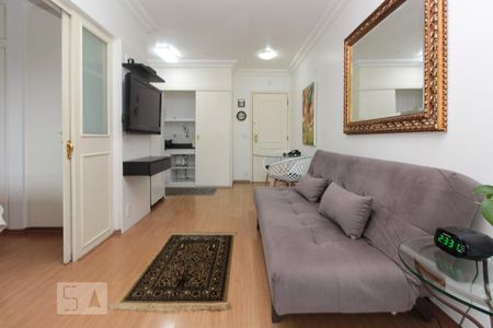 Sala de apartamento para alugar com 1 quarto, 35m² em Pinheiros, São Paulo