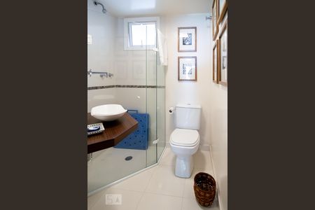 Banheiro Social de apartamento para alugar com 2 quartos, 75m² em Vila Sofia, São Paulo