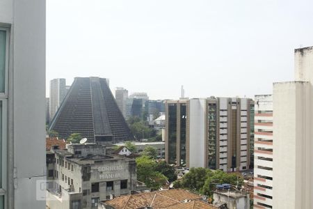 Vista do Quarto de apartamento para alugar com 1 quarto, 48m² em Centro, Rio de Janeiro