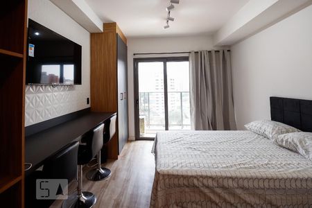 Studio de kitnet/studio para alugar com 1 quarto, 24m² em Indianópolis, São Paulo
