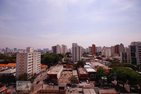 Vista de kitnet/studio para alugar com 1 quarto, 24m² em Indianópolis, São Paulo