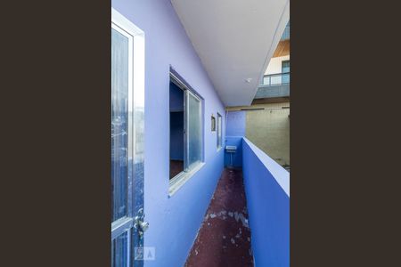 Varanda da sala e área de serviço de apartamento para alugar com 1 quarto, 40m² em Jardim América, Rio de Janeiro