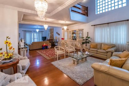 Sala de casa de condomínio à venda com 4 quartos, 600m² em Tamboré, Santana de Parnaíba