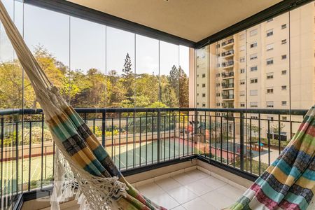 Varanda da Sala de apartamento para alugar com 3 quartos, 87m² em Jardim Tupanci, Barueri