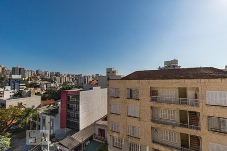 Vista do Quarto de apartamento para alugar com 1 quarto, 57m² em Higienópolis, Porto Alegre