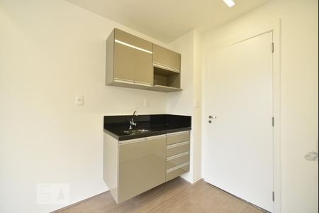 Sala - espaço da cozinha de kitnet/studio para alugar com 1 quarto, 19m² em Brás, São Paulo