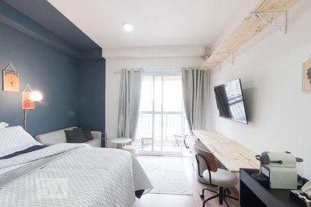 Sala de apartamento para alugar com 1 quarto, 38m² em Tamboré, Barueri