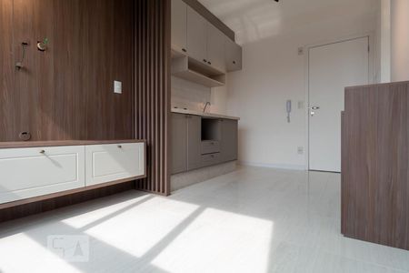 Sala e Cozinha de apartamento à venda com 1 quarto, 31m² em Mirandópolis, São Paulo